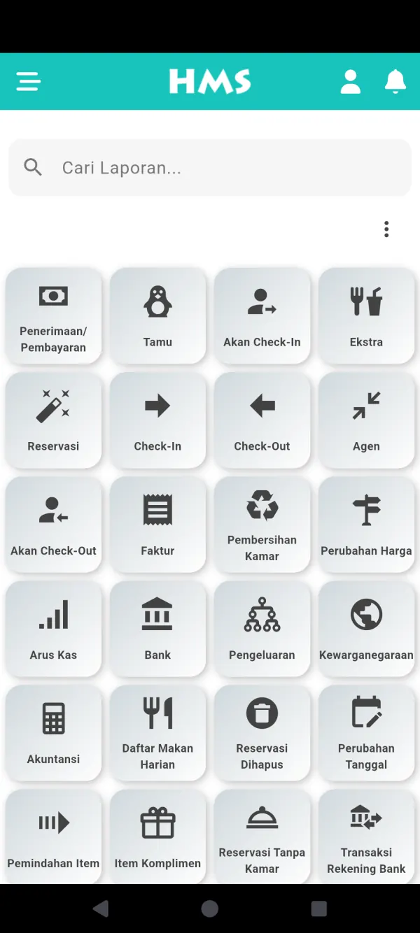 Aplikasi HMS Flow di Ponsel Android — Semua Laporan dalam Genggaman