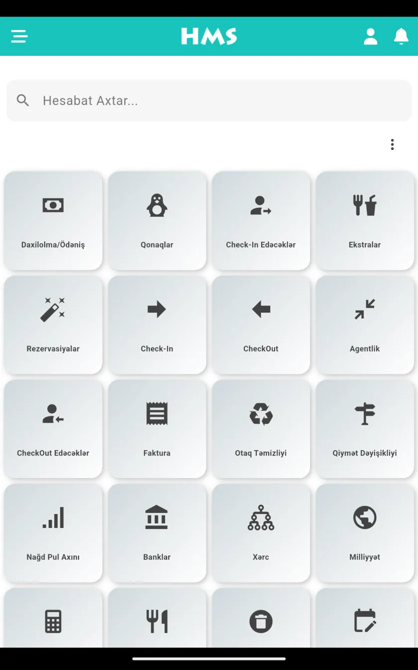 Android planşet üzərində HMS Flow tətbiqi — Bütün Hesabatlar Əlinizin Altında