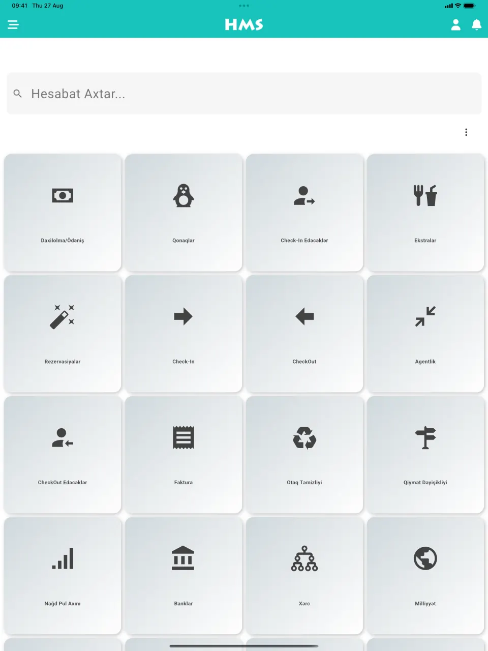 iPad üzərində HMS Flow tətbiqi — Bütün Hesabatlar Əlinizin Altında