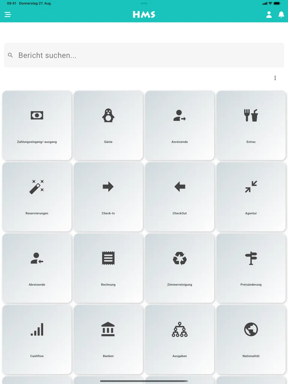 HMS Flow App auf iPad — Jeder Bericht griffbereit