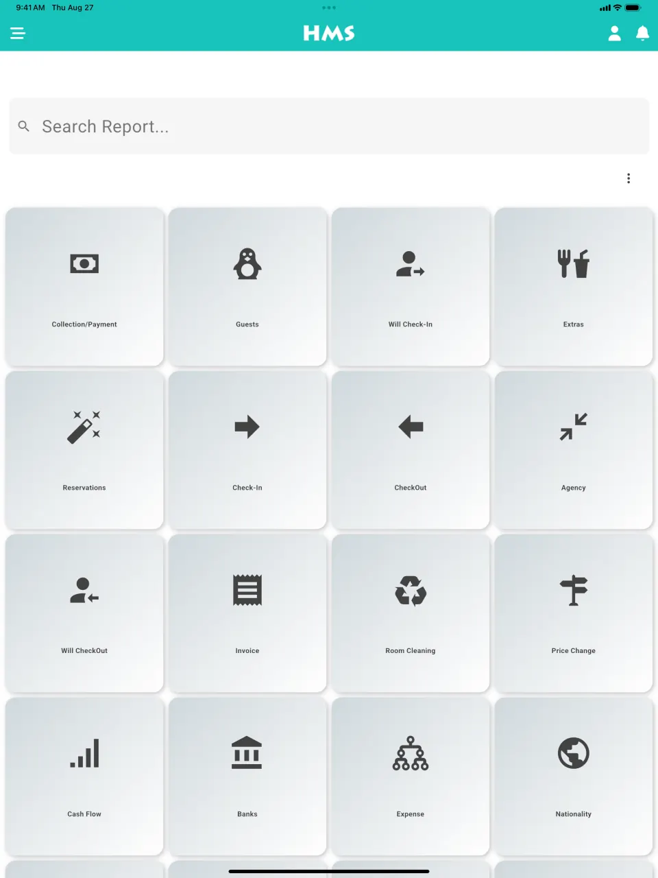 HMS Flow app on iPad — Every Report to Hand