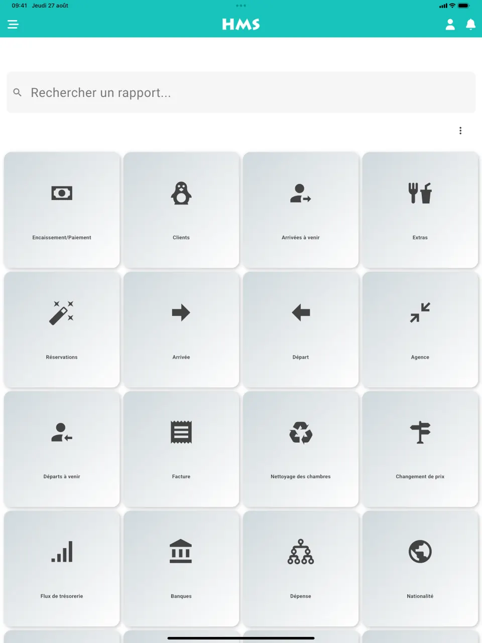 Application HMS Flow sur iPad — Tous les rapports à portée de main