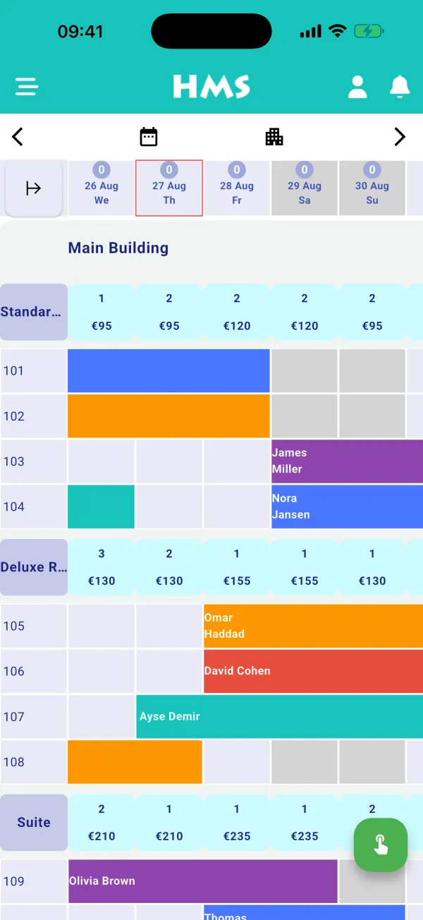 HMS Flow app on iPhone — Room Plan