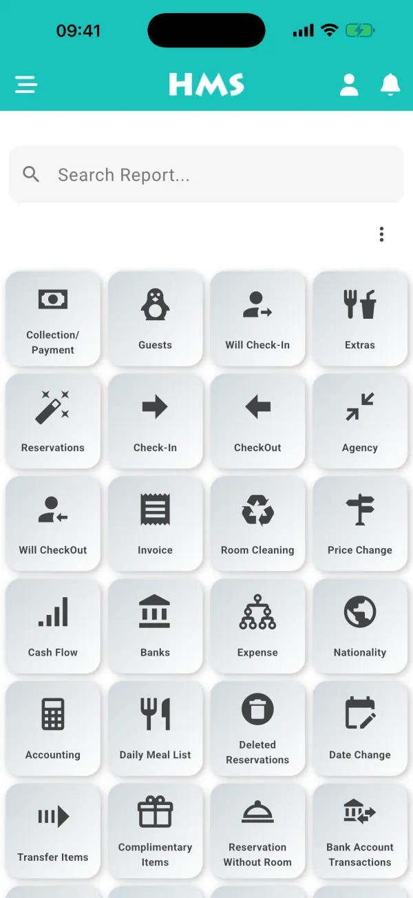 HMS Flow app on iPhone — Every Report to Hand
