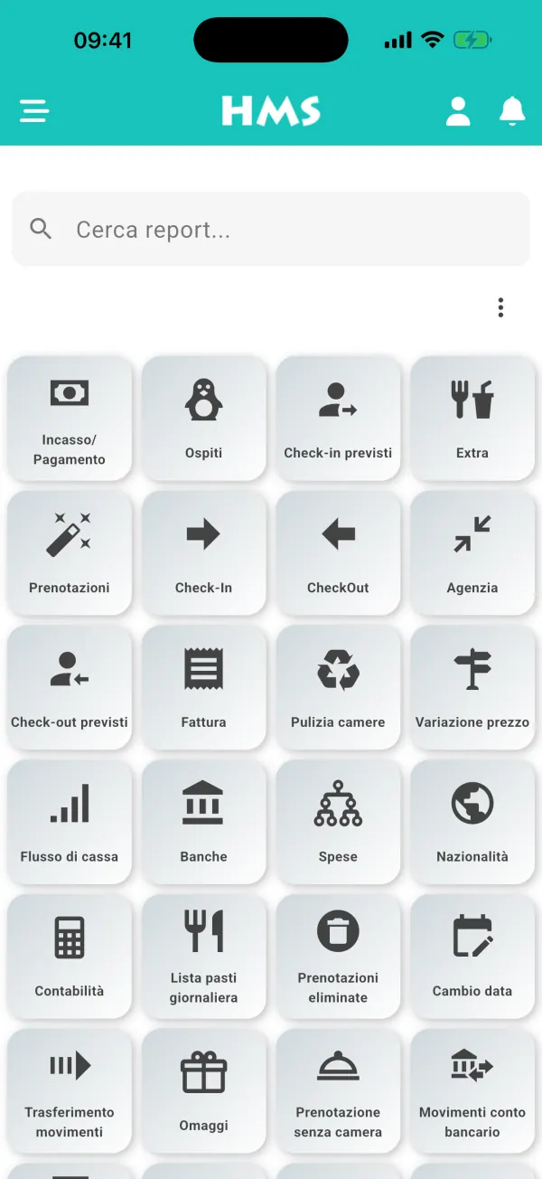 App HMS Flow su iPhone — Ogni report a portata di mano